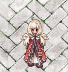 의상 날개달린 브론드헤어