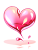 의상 네티 하트 풍선껌 이미지