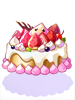 딸기 크림 케이크 이미지