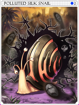 오염된 비단 달팽이 카드 이미지