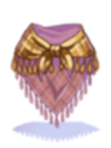 의상 브라운 스톨 이미지