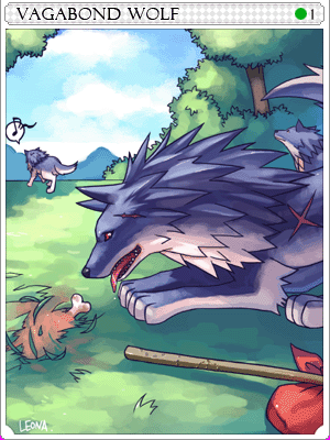 떠돌이늑대 카드 이미지