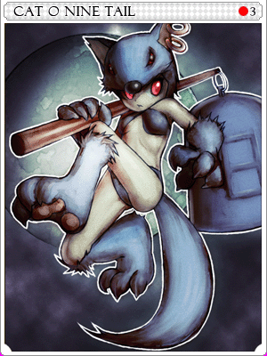 캣오나인테일 카드 이미지