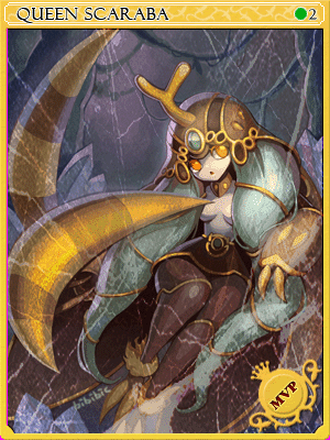 여왕 스카라바 카드 이미지
