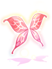 의상 핑크색 나비 날개 이미지